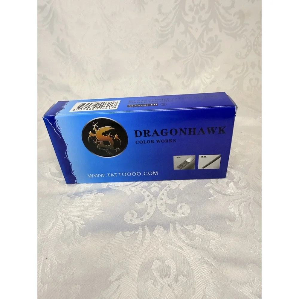 Dragonhawk Color Works tattoo needles 50 EO Gas Sterile Tattoo Single Use‎ Only